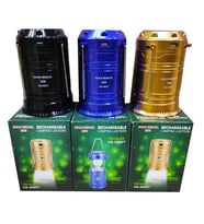 GOLD HERGIL 2020 1W+6LED ŞARJ EDİLEBİLİR KAMP FENERİ