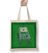 Cute Adventure Time Bmo 01 Bez Çanta Uzun Saplı