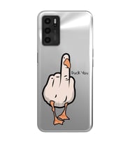 Oppo A16 / A55 Uyumlu Duck You Tasarımlı Şeffaf Telefon Kılıfı
