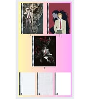 Light yagami3 adet defter A4 büyük boy çizgili_kareli_çizgisiz