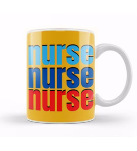 Nurse Gift İdea Funny Saying Quote  Nursing Medical Kupa Bardak Porselen