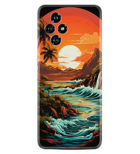 Honor 200 Kılıf Boutique Baskılı Resimli Retro Mountain Pcode -079
