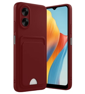 A38 Kılıf Kelvin Kartvizitli Silikon - Bordo