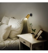 RIOLİGHT MODERN YATAK BAŞI MAFSALLI MAREKETLİ MAT ALTIN MAT GOLD BAŞLIK TEKLİ LED SPOT(AMPÜL DAHİL)