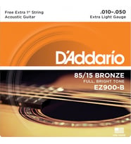 DADDARIO AKUSTİK GİTAR TEL SETİ, 85/15 BRONZE, EXTRA LIGHT G
