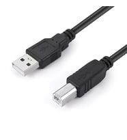 PrimeX PX-Y15 1.5 Metre Siyah USB Yazıcı Kablosu, USB-A to USB-B Printer Kablo, Yazıcı Tarayıcı Fotokopi Cihazı Bağlantı Kablosu, PC Laptop USB-B Girişli Yazıcılar ile Uyumlu