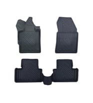 Peugeot 308 2022 Ve Sonrasi ile Uyumlu Carbon Desenli Ultra Premium Havuzlu Oto Paspas (Çok Renkli)
