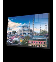 İstanbul Cami Manzara 4mm Dayanıklı Cam Tablo Temperli Cam