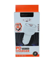Megatech T05-M40 Beyaz  40W PD-USB Araç Çakmaklık Şarj Başlığı Hızlı Şarj (Karışık)