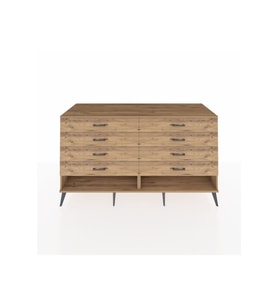 Kronos Konsol 8 Çekmeceli  176x59x99 Çam-Çam