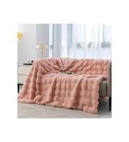 KALIN TAVŞAN PELUŞ TV BATTANİYE TEK KİŞİLİK ( 1ADET ) ÖLÇÜM 130 *155 Çok Yumuşak 1 KALİTE