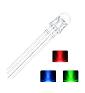 RGB Led 5mm Ortak Katot Common Cathode Katod