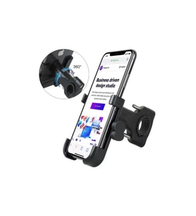 Alüminyum Gövdeli Metal Gidon Bağlantılı Motosiklet Telefon Tutucu 7 İnç Xl