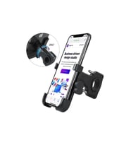Alüminyum Gövdeli Metal Gidon Bağlantılı Motosiklet Telefon Tutucu 7 İnç Xl
