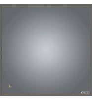 Degrade Desen Black Seri Twill Eşarp Eşarp Askısı ile Birlikte 90x90 cm Gri Taş-