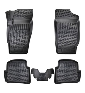 Seat Fabia 3D havuzlu paspas 1999-2007 arası Rizline (Siyah)