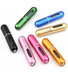 Doldurulabilir Mini Parfüm Şişesi 5 ml, Cep Boy Parfüm Atomizeri, Taşınabilir Sprey Şişesi, Çanta İçi Seyahat Parfüm ve Kolonya Şişesi