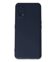 Newface Realme 7 Pro Kılıf Nano içi Kadife Silikon - Lacivert