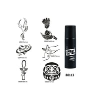 Mistik Zaman Spray Tattoo Geçici Dövme Yapma Seti Sprey Dövme Kiti