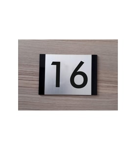 Dekoratif Apartman Kapı Numarası Pleksi-16