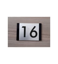 Dekoratif Apartman Kapı Numarası Pleksi-16
