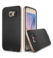Verus Galaxy S6 ile Uyumlu Case Iron Shield Kılıf Gold