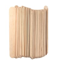Ahşap Dil Basma Çubuğu (Abeslang) NATUREL 50'li Paket (150x18 mm) 