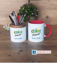 Çevre Mühendisi Kalemlik, Kupa Bardak T Kişiye Özel Hediye (Model 5)