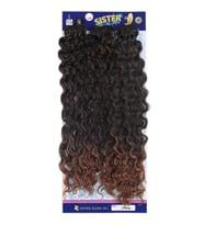 Afro Dalgası /Siyah Kahve Ombreli 1/30