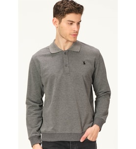 V4007 DEWBERRY ERKEK SWEATSHIRT-ANTRASİT