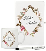Arkadaşa Hediye Arkadaşa Doğum Günü Hediyesi Kişiye Özel Defter Kupa ve Roller Kalem