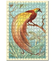 Cakapuzzle Cennet Kuşu Görseli Puzzle Yapboz MDF (Ahşap) (120 Parça)