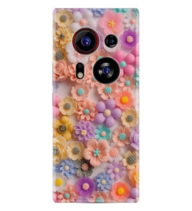 Phantom X2 Pro Kılıf Boutique Baskılı Resimli Rengarenk Papatyalar Pcode -060