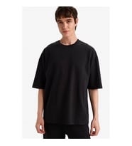 Defacto 26Y801003210 Siyah Erkek T-Shirt F8674AX/BK81