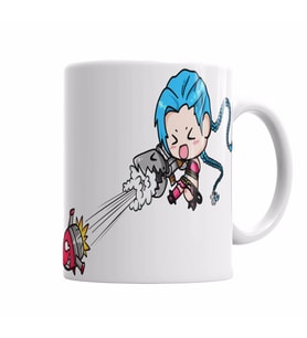 League Of Legends   LOL Jinx Kupa Bardak Porselen