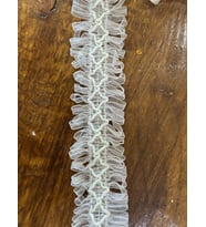 KIRIK BEYAZ FIRFIRLI TÜL ŞERİT DİKİŞ GİYİM AKSESUARI EN 4 CM BOY 1 METRE