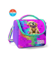 Coral High Kids Mor Pembe Köpek Desenli Thermo Beslenme Çantası 11882