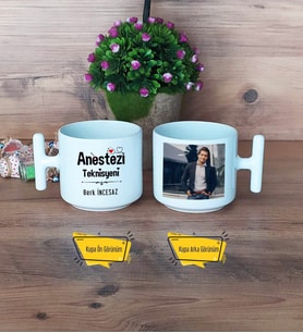 Anestezi Teknisyeni Kupa Bardak T Fotoğraflı Tıp Bayramı Hediyesi