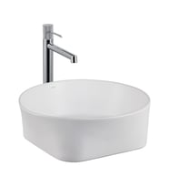E-W1050MB Tezgah Üstü Lavabo Mat Beyaz