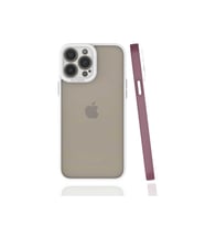 Apple iPhone 13 Pro Max Uyumlu Kılıf Zore Mima Kapak (Mürdüm)