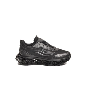 Mc Jamper Beyaz Memory Foam Bağcıklı Hafif Esnek Erkek Sneaker 2326 M (Siyah)