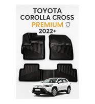 Toyota Corolla Cross 2022 Sonrası Uyumlu 3D Kauçuk Oto Paspas – Premium Seri
