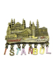 Metal İstanbul Temalı Yöresel Magnet