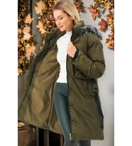 Z6774 DEWBERRY BAYAN KABAN-DÜZ HAKİ