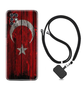 INFINIX Note 11 Pro Note 10 Hot 9 Play Kılıf Boyun Askılı Silikon Şanlı Türk Bayrağı 2 1317