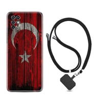 INFINIX Note 11 Pro Note 10 Hot 9 Play Kılıf Boyun Askılı Silikon Şanlı Türk Bayrağı 2 1317