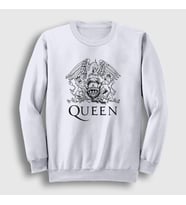 Presmono Unisex Beyaz Zodiac Queen Sweatshirt 103251tt (Beyaz)