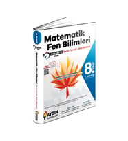 Aydın Yayınları 8. Sınıf Matematik-Fen Bilimleri 1.Dönem Soru Bankası