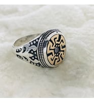 Zirkon Taşlı 925 Ayar Gümüş Erkek Yüzük