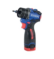 EXEN EN 162 MULTİ - 16V 2Ah 60N.m Kömürsüz Darbeli Şarjli Matkap (4 Fonksiyonlu)